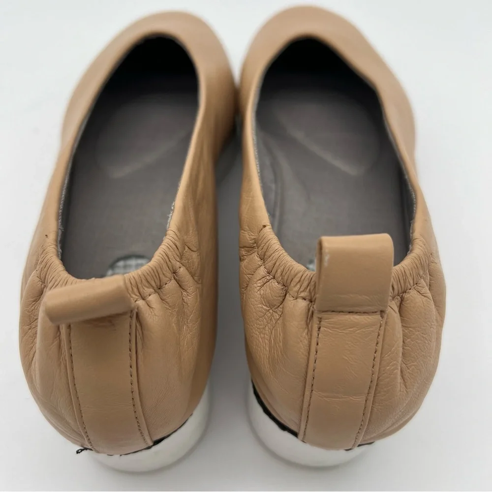 Anthropologie Com+Sens Nude/Beige “Breeane” Choked Up Slip On Wedge Size 9.5